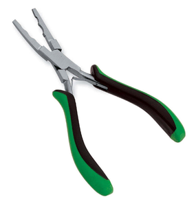 Pinzas Profesionales de Acero Inoxidable Plateado para Extensiones de Cabello con Dientes, Herramientas para Extensiones de Cabello en Venta - Product Image 3