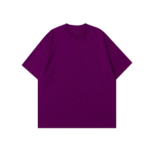 T-shirt Homme Oversize Col Rond Manches Courtes en Coton/Spandex de Haute Qualité, Coupe Ample Tendance avec Logo Frontal – Vierge - Product Image 5