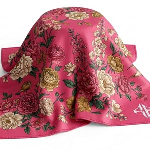 Nouveaux foulards carrés pour femmes de haute qualité en gros, 100 % soie, matériau premium, couleur unie, pour usage extérieur, logo personnalisé - Product Image 6