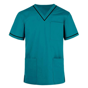 Uniformes d'hôpital sur mesure, uniformes de médecin à manches courtes, chemise médicale pour médecins, chemise de travail pour hommes, professionnels de l'hôpital - Product Image 2