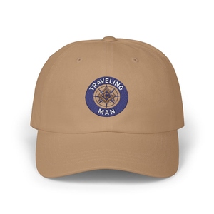 Gorra de Béisbol Bordada Ajustable con Diseño de Hombre Viajero de la Logia Azul de Maestro Masón, Venta al Por Mayor - Product Image 6