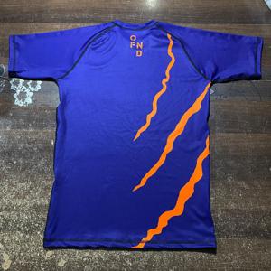 เสื้อรัดรูปแขนยาวสำหรับฝึกซ้อม NoGi BJJ MMA ศิลปะการต่อสู้สำหรับผู้ชาย ผลิตจากผ้าสแปนเด็กซ์/โพลีเอสเตอร์ สำหรับกีฬาทางน้ำ - Product Image 2