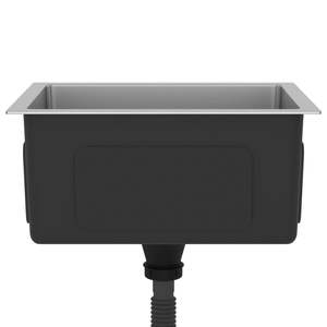 Évier de cuisine en acier inoxydable fait main - Product Image 4