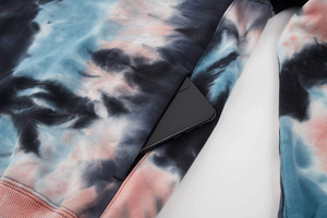 Sweat-shirts thermiques unisexes tie-dye personnalisés, à capuche, élégants, 100% coton, séchage rapide, vente en gros, tissu polaire doux, vêtements d'hiver en solde - Product Image 3