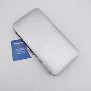 Pointe argentée avec pince à cils enduite de couleur blanche en acier inoxydable durable meilleure pince à épiler à volume droit mince - Product Image 4