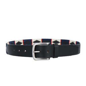 Cinturón Deportivo de Cuero de Primera Calidad para Hombre, Ecuestre, Polo, con Hebilla de Pin y Bordado, Accesorios para Montar a Caballo - Product Image 1