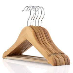 Luxury Wholesale Premium Wood <b>Clothes</b> Hanger For Suits Saree <b>Clothes</b> Hanger For Clothing Shop - Product Image 6