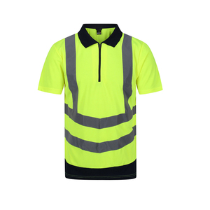 <b>Work</b> Shirts Men High Visibility Safety Breathable <b>Waterproof</b> Quick Dry Shirt Reflective Stripes Industrial Workwear Uniform - Product Image 4