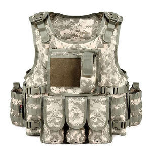 Gilet tactique camouflage personnalisé, léger, coupe-vent, pour la chasse, la randonnée, l'entraînement, pour hommes, OEM, vente en gros en plein air - Product Image 4