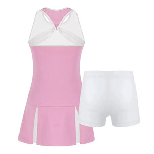 Wholesale Breathable Short Sleeves Golf Crop Top Polo <b>T</b> <b>Shirts</b> Sports and Pleated Shorts Sports Tennis Skirt Tennis Set - Product Image 2