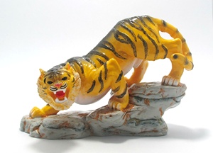 Estatuas decorativas de jardín hechas a mano al por mayor Vietstyle de taller de artesanía de estatua de tigre de Vietnam - Product Image 4