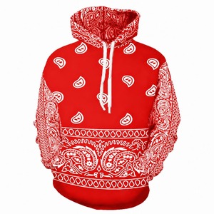 Sweat-shirt à capuche pour homme, imprimé paisley violet, coupe classique, tricoté en polyester, décontracté, pour l'automne - Product Image 4