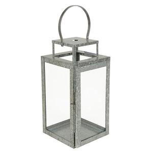Lanterne en acier galvanisé à poignée en corde, très vendue, pour la décoration de la maison, des mariages et des fermes, lanterne à bougie vintage - Product Image 3