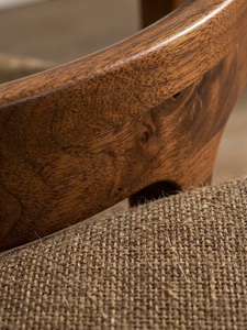 Chaise de salle à manger en bois massif marron, siège rembourré en mousse haute densité, fauteuil contemporain pour restaurant, hôtel, salon (ovale) - Product Image 3