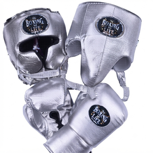 Conjunto de Protector de Cabeza y Guantes Cómodos y Resistentes para Actividades Físicas para Adultos con Acabado de Cuero Sintético Duradero - Product Image 6