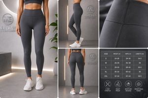 Leggings de yoga taille haute premium avec effet ventre plat, taille élastique, logo, sans coutures, doux et lisses, pour femmes - Product Image 6
