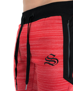 Pantalon de jogging pour homme, coupe slim, style streetwear, 100% coton, doublure en molleton, taille élastique avec cordon de serrage - Product Image 3