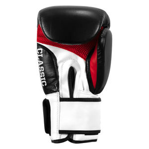 Gants de boxe en cuir respirants unisexes personnalisés avec votre propre logo imprimé, fermeture à boucle et crochet - Gants d'entraînement professionnels - Product Image 4