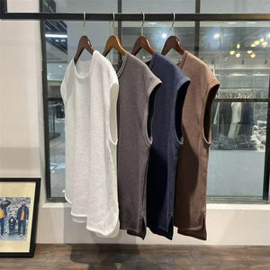 Débardeur Homme Rétro Streetwear d'Été, T-shirt Sans Manches Sportif Ample pour Homme, Idéal pour la Gym et l'Entraînement - Product Image 3