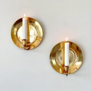 Handmade Wall Mounted Brass <b>Candle</b> <b>Sconce</b> Decorative Metal Wall Accent for Luxury Hotel Lobby Home Décor - Product Image 3