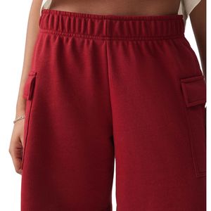 Shorts cargo pour femmes, longueur genou, taille haute, élastique, décontracté, streetwear, mélange de coton, coupe ample, logo personnalisé OEM, vente en gros - Product Image 3