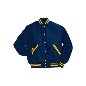 Chaqueta Varsity Personalizada de Mezcla de Lana para Hombre y Mujer, Chaqueta Letterman Premium con Forro Polar y Logotipo Bordado, OEM ODM Venta al Por Mayor - Product Image 3