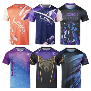Maillots de football streetwear personnalisés imprimés, coupe ample et courte, surdimensionnés, par sublimation et broderie, 100 % polyester - Product Image 5