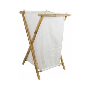 Organizador de Ropa de Bambú de Lujo, Plegable, Ecológico, Diseño Moderno, para Baño, Bajo MOQ, Hecho en Vietnam - Product Image 2
