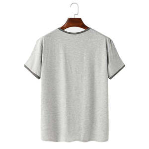 Camisetas Básicas de Manga Corta para Hombre, Sencillas, Casuales, Ligeras, de Verano, con Cuello Redondo, Estampado Personalizado, 100% Algodón, Corte Holgado - Product Image 2
