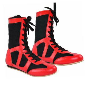 Botas de Kick Boxing Ligeras para Hombre, de Alta Calidad, con Diseño de Logotipo Personalizado, Zapatos de Lucha Libre de Cuero para Verano - Product Image 6