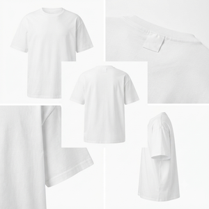 Camiseta de Manga Corta Extra Grande para Hombre, Estampada con Serigrafía, Transpirable, 100% Algodón, Tejido de Punto Liso Teñido, Ecológico - Product Image 4