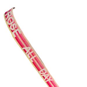 Correa de Bolso Bordada a Mano con Cuentas de Semillas de Oro Blanco Personalizada CRYSTAL CRAFT con 'Hook Em Horns' para Accesorios de Bolsos - Product Image 1