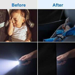 4X Protection UV magnétique pare-soleil de voiture couvercle latéral de fenêtre avant arrière avec bouclier en maille - Product Image 3