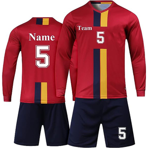 Men's Blue Yellow Gradient Soccer Jersey Short Sleeve Moisture Wicking Athletic Fit Summer Sublimated Uniform 100% Polyester - Product Image 5