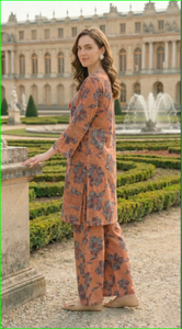 Ensemble de cordons imprimés floraux en coton rustique Schiffli - Product Image 4