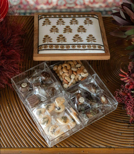 Luxury Eid al-Adha Empty Transparent Acrylic Candy Chocolate Dates Boxes Embroidery Dessert Chocolate bar Candy Packaging Box - Product Image 3