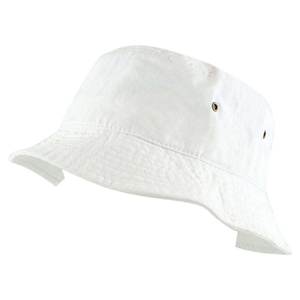Chapeau bob en coton blanc, couleur unie, décontracté, pour le printemps et l'été, idéal pour les activités de plein air - Product Image 2