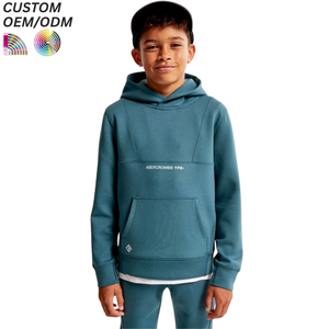 Sweat-shirt à capuche zippé imprimé 100 % coton pour bébé, molletonné, décontracté - Product Image 3