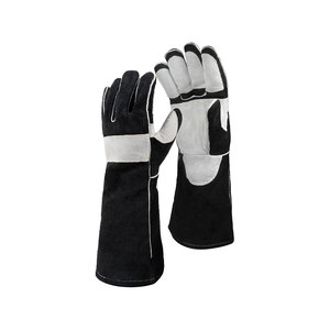 Gants de soudage en cuir de qualité supérieure avec doublure résistante à la chaleur pour les applications de soudage à l'arc - Product Image 1