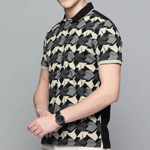 Chemises polo slim fit à manches courtes, respirantes, séchage rapide, 100% coton, de haute qualité, en vente à prix abordable - Product Image 1