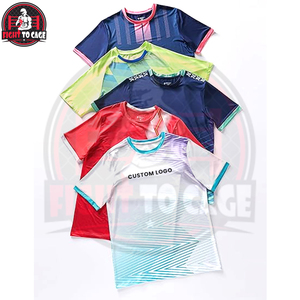 Servicio OEM ODM, Camisetas de Hombre Tejidas Ecológicas de Diferentes Colores con Cuello Redondo, Buena Venta, Alta Calidad, Logotipo Personalizado - Product Image 2
