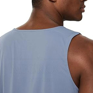 Lightweight Breathable Sports <b>Singlet</b> for <b>Running</b> Gym Training Tank Top OEM Breathable <b>Running</b> Tank Top Quick Dry - Product Image 4