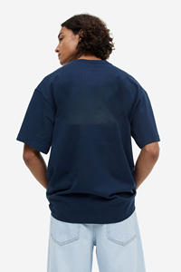 T-shirt en coton de qualité supérieure pour homme, coupe oversize, style hip-hop, épaules tombantes, grande taille, logo personnalisé, vêtement décontracté, respirant - Product Image 6