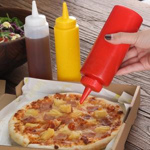 Food Grade Bpa Free Refillable Chili Sauce <b>Salad</b> Dressing Bottles Ketchup Mustard Dispense Plastic Squeeze Bottles <b>Salad</b> <b>Tools</b> - Product Image 4