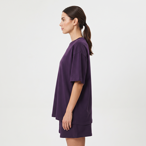 Ensemble t-shirt et short pour femmes, t-shirt et short, ensemble de 2 pièces, tenues, t-shirts et shorts oversize - Product Image 6