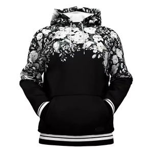 Sweat à capuche d'hiver unisexe avec sublimation intégrale, motifs imprimés numériquement, tissu polaire, design 100% coton - Product Image 1