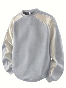 Sudadera de Algodón 100% con Diseño Nuevo 2026, Sudadera de Color Sólido con Logotipo Personalizado Bordado para Hombre - Product Image 1