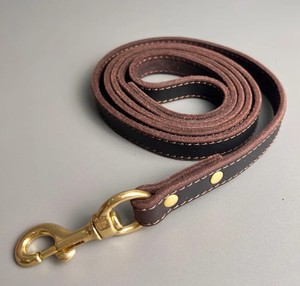 Eco-Friendly Modern Animal Print Heavy Duty <b>Dog</b> <b>Leash</b> with 100% Cotton Material and Bowknot Decoration - Product Image 1