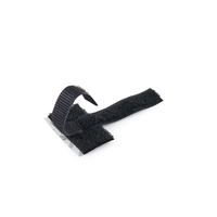 Attaches de tuyauterie autocollantes Essentra, crochets adhésifs réutilisables, attaches de câbles RKWB Kwik Wrap sur base auto-agrippante