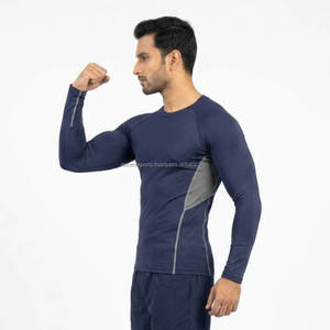 Camiseta Deportiva de Compresión de Manga Larga para Hombre, Ropa Deportiva de Secado Rápido para Entrenamiento, Running y Fitness, Fabricante Personalizado - Product Image 3